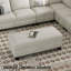 Repose-pieds avec rangement Anjana Bujesily Chenille-1456309111