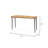 16'' Solid Wood Top Console Table-38669804-38669805