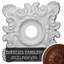 Médaillon de plafond Crawley H 18 po x l 18 po x P 3,25 po-27785249