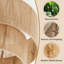 1-Light Rustic Woven Jute Boho Flush Mount