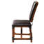 Chaise de salle à manger luxueuse en similicuir avec structure stable en bois massif