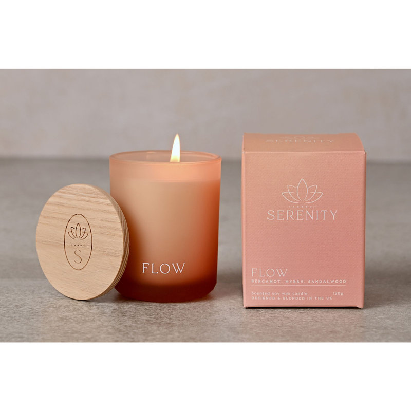 Scented Jar Candle with Glass Holder, 133 oz Jar, 8.5cm x 6cm Jar