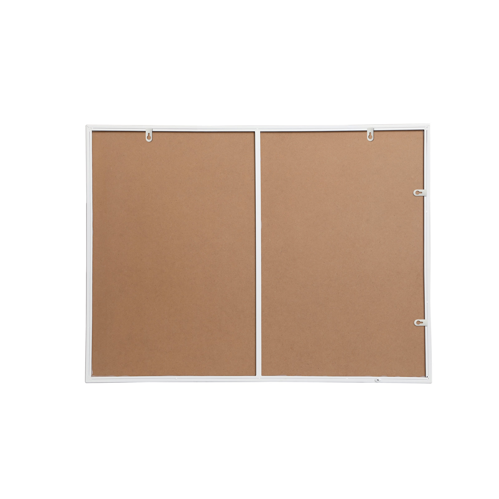 Sabine Metal Rectangle Wall Mirror, 40" x 30", White