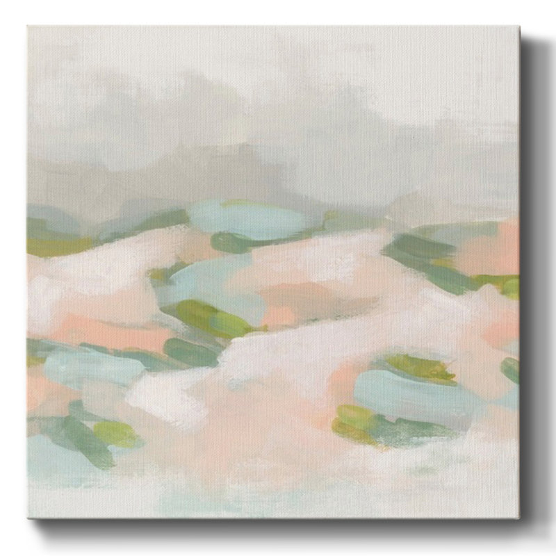 Toile tendue Blush Fields II-Gallery, H 8 po x l 8 po x P 1,5 po