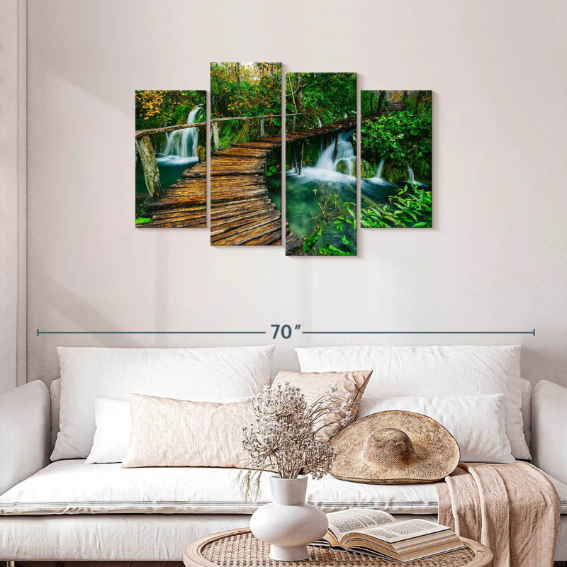 Pont surélevé Alvord Plitvice, H 27 po x l 43 po