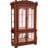 Mirrored Back Lighted Curio Cabinet
