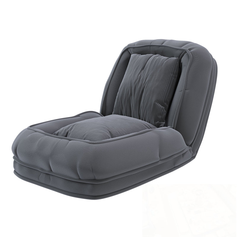 Arden with 5 Adjustable Position and 2 Soft Pillows, Grey