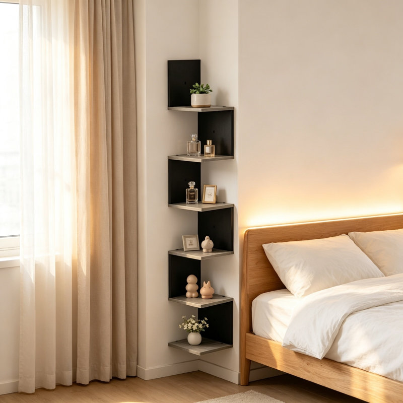 MDF Corner Shelf