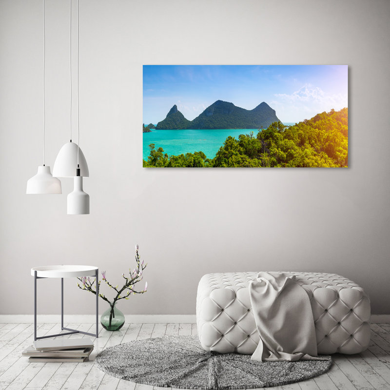 Panorama Of Thailand - Wrapped Canvas Print