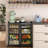 Microwave Stand with Drawers & Hooks