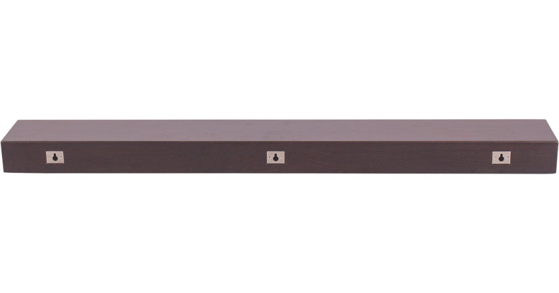 Bisa Teak Floating Shelf, 3" H x 48" W x 6" D