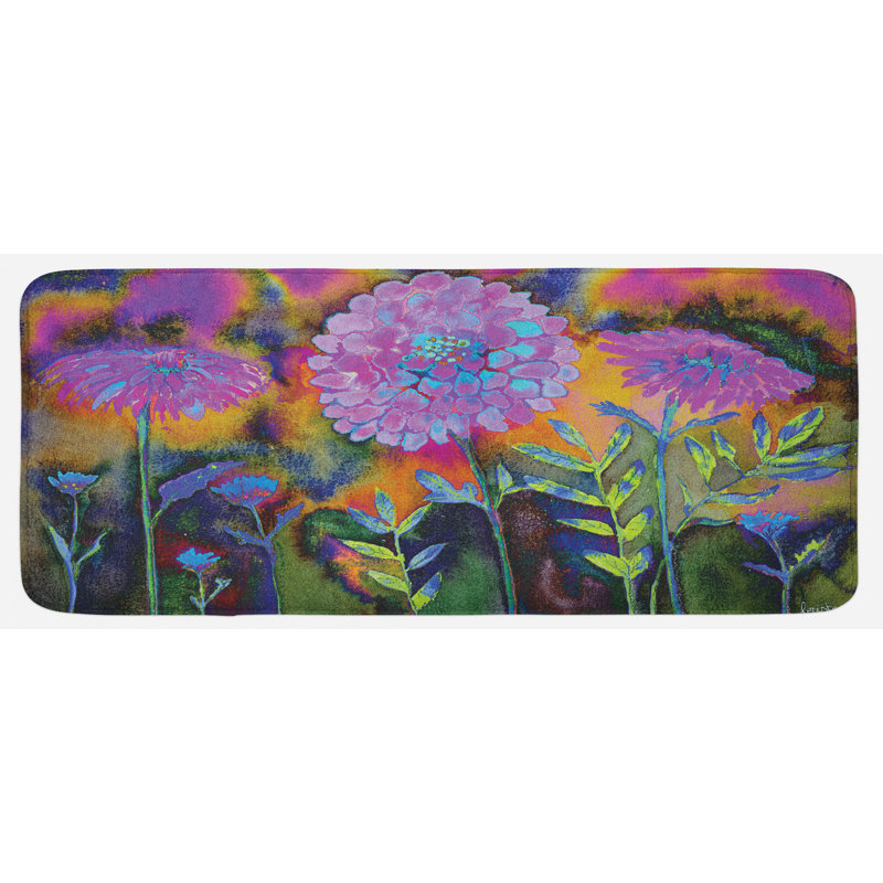 Tapis de cuisine psychédélique