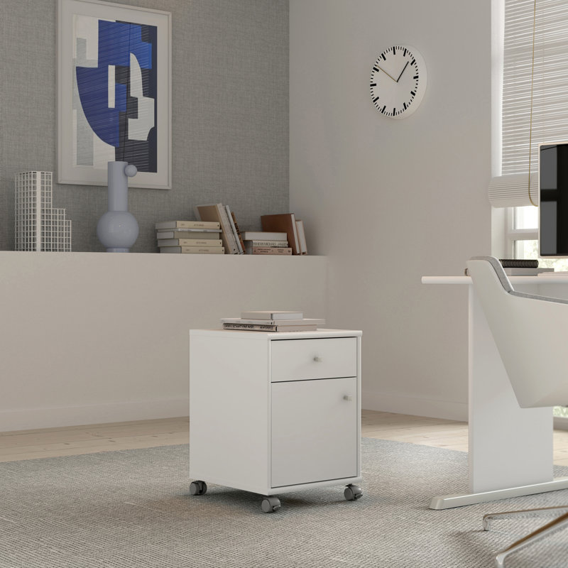 Tempra2 38.6 cm W 1 -Drawer Filing Cabinet, White