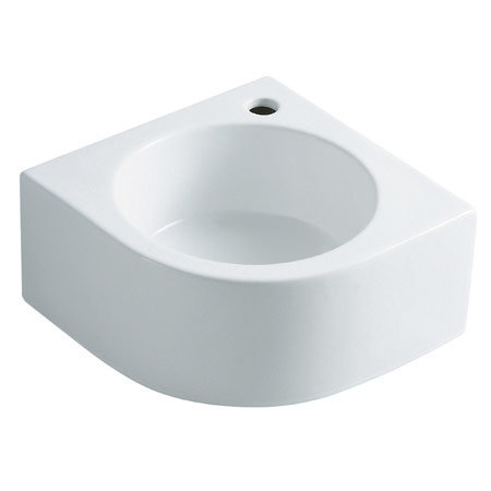 Manhattan Ceramic 15" Corner Bathroom Sink