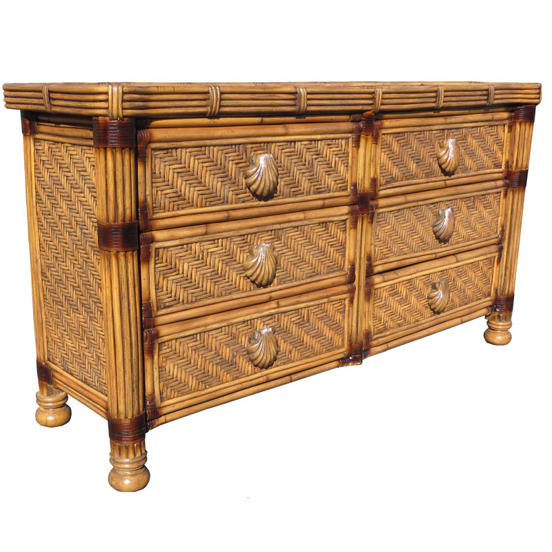 Commode double 6 tiroirs Popel