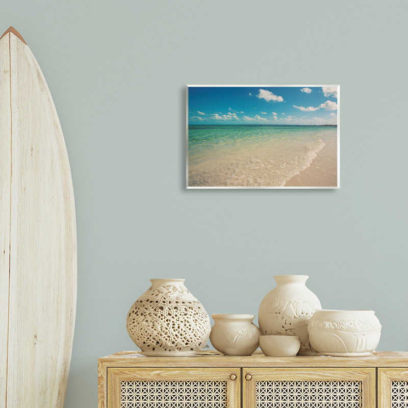 «Tranquil Coast Shore» par Susan Bryant, H 13 po x l 19 po
