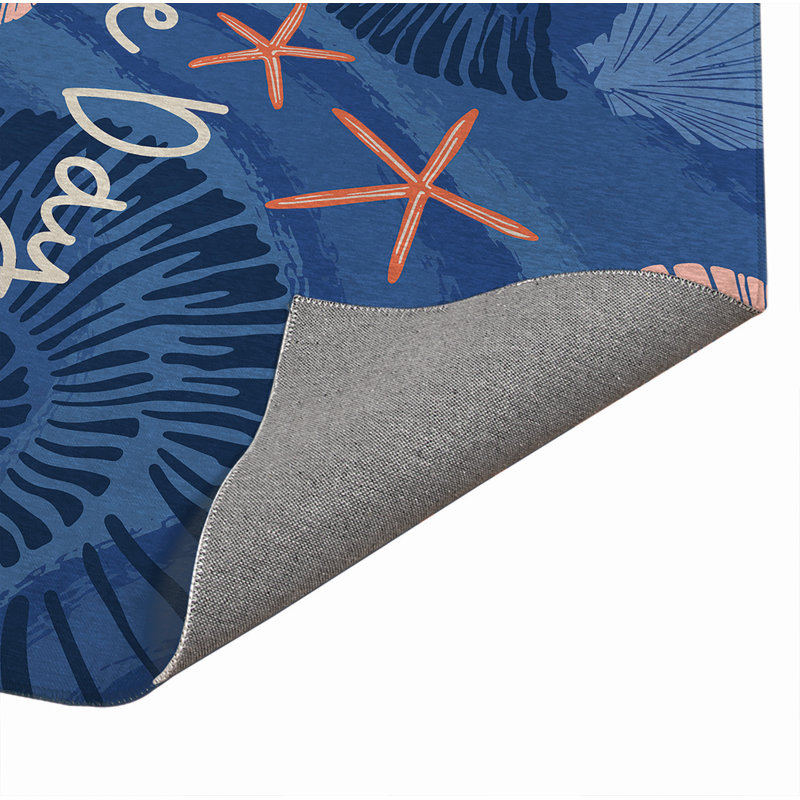 Paillasson Starfish, Marine, L 48 po x L 72 po