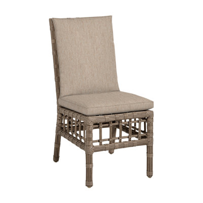 Newport Patio Dining Side Chair with Cushions