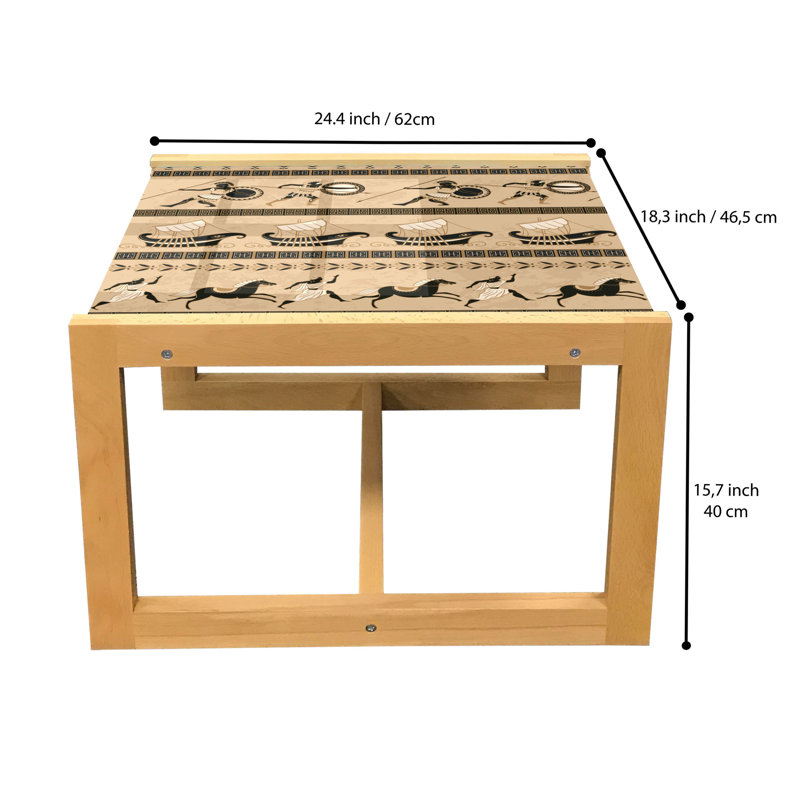 Jamielyn Sled Coffee Table, 62cm H x 46cm W x 40cm D