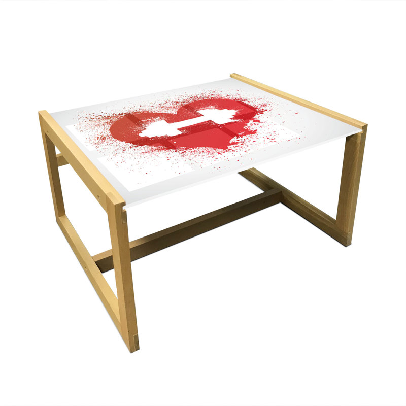 Dulce Sled Coffee Table, 40cm H x 74cm W x 62cm D