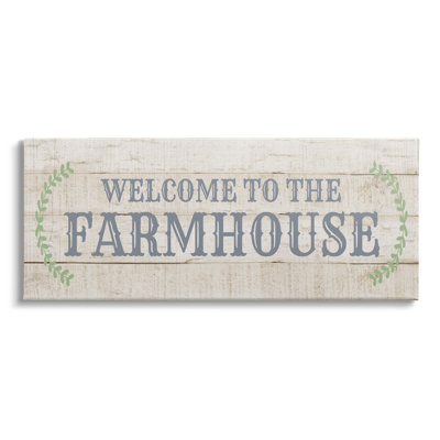 Motif de planches «Welcome To The Farmhouse» - impression