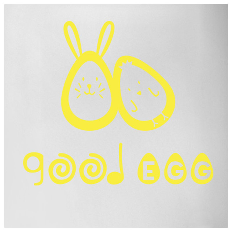 Animals Wall Decal, Bright Yellow