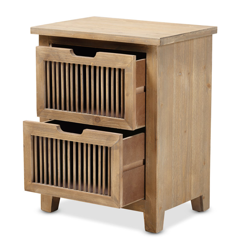 Crantor 18.9'' W Nightstand, Oak
