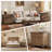26'' W Classic Solid Wood 2-Drawer Nightstand with Roman Column Legs,Minimal Assembly Needed,Light Brown-440023952