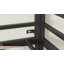 Low Loft Bed with 6 Drawers and Bookcase Storage, Twin Metal Loft Bed Frame with LED Lights, Upholstered Headboard, 3 Open Shelves, Inclined Ladder and Under-Bed Play Area, Black-133200517