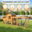 Poulailler en bois 80 "avec nichoir