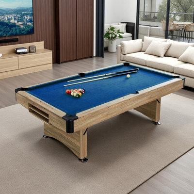 3-in-1 Multi Game Pool Table Includes Billiards, Dining Table, & Table Tennis