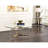 Gold Finish Coffee Table, Boasting A Contemporary Round Tempered Glass Top (10mm), Supported By Unique Triangular Metal Frame And Acrylic Base, Versatile For Different Spaces, Easy To Wipe Clean