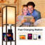 Lampe sur pied à colonne à intensité variable de 63 po avec télécommande et station de charge
