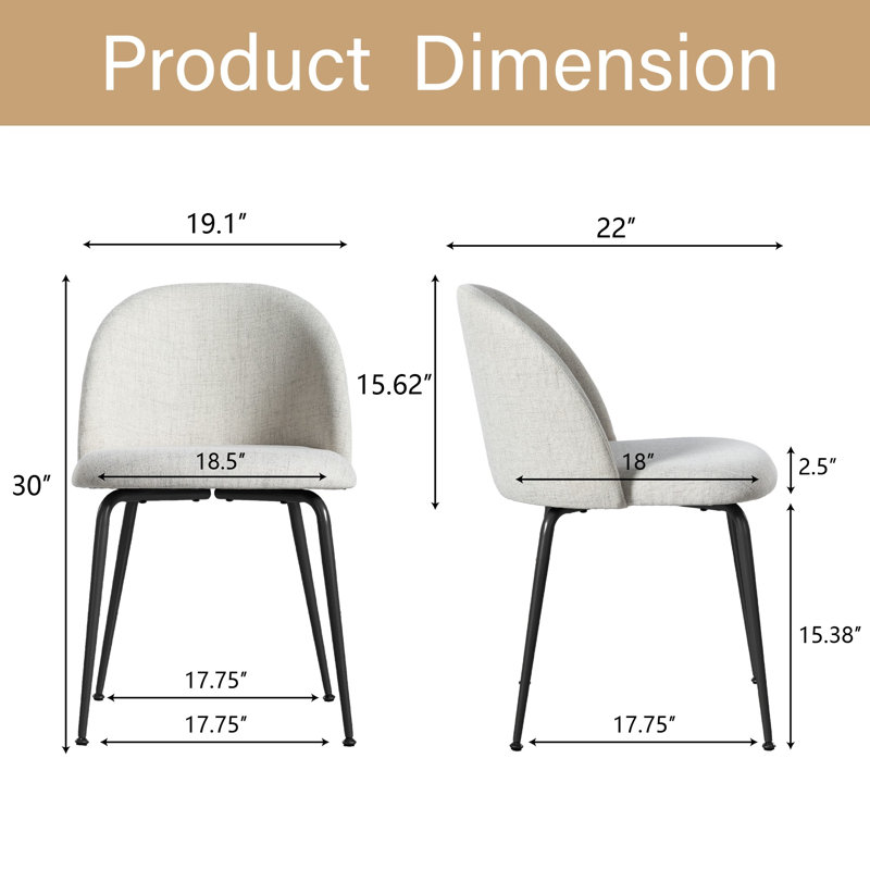Ensemble de table de salle à manger 7 pièces 7 pièces avec 6 chaises rembourrées 67 po, Black, Light Grey/Black
