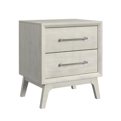 Weathers 2-Drawer Nightstand in Almond