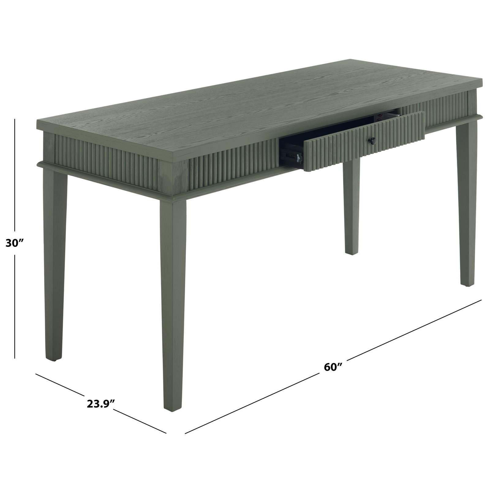 Haden 60" Writing Desk, Green