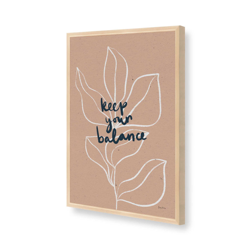 «Confident Blooms I Print», Érable brut, H 37 po x l 25 po