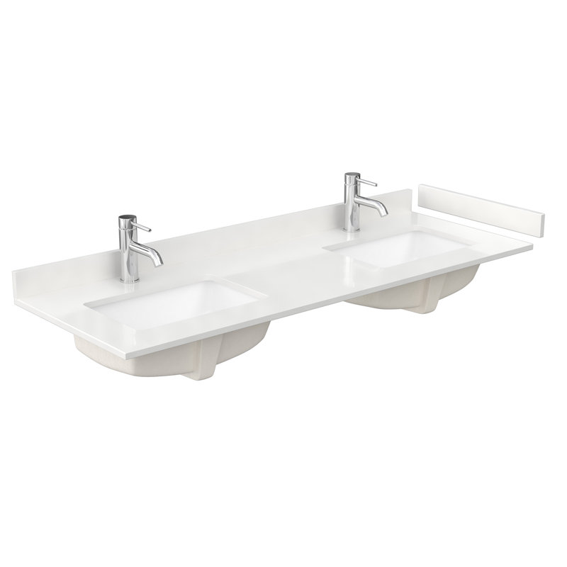 Strada 60'' W Double Vanity, Light Green, WDX13382, Matte Black