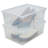 Simplify 4 Pack Stackable Storage Bins with Lids in Clear
