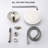10" Brushed Nickel Shower Head Palpable - Rain And Movable Handheld Unit Luxury &-122398793