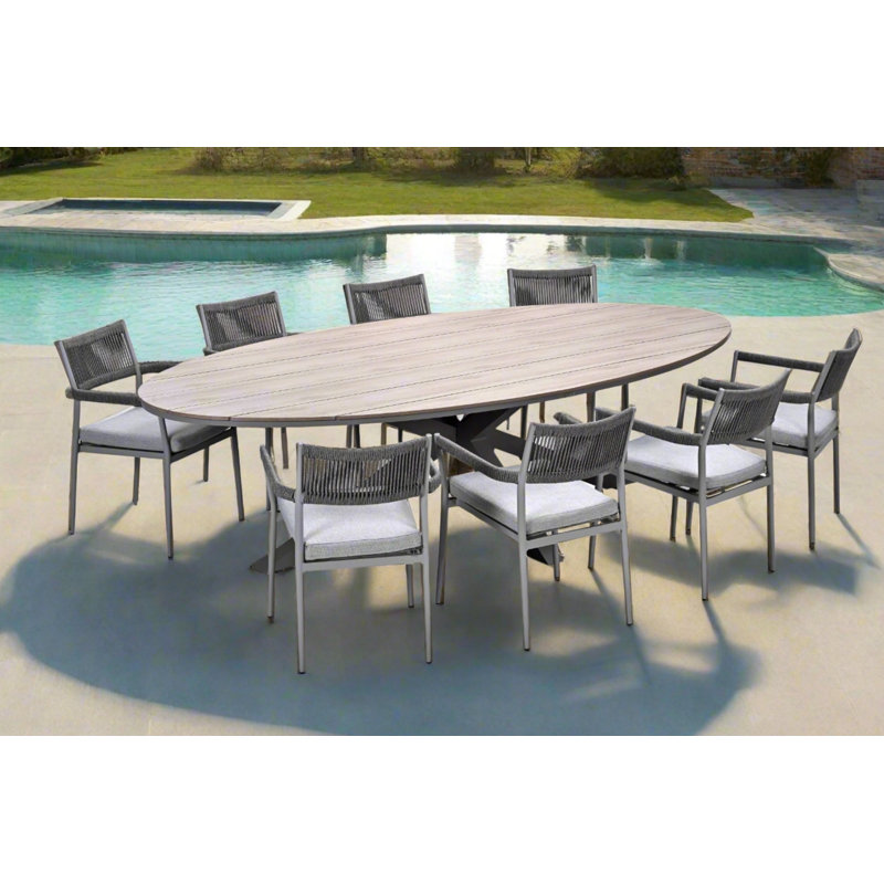 Parkesburg 8 Seater with Barcelona Dining Chairs