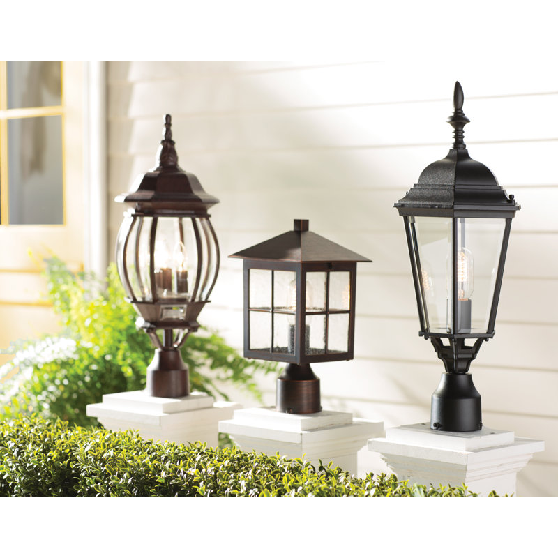 Aubreeann Beveled Lantern Head, Black
