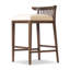Tullio Upholstered Stool with Solid Wood Frame