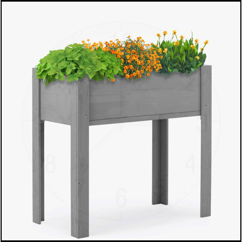 Raised Garden Bed with Legs, 30" H x 31" W x 31" D