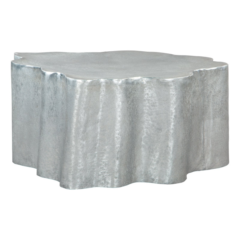 Table basse Kortha argent antique