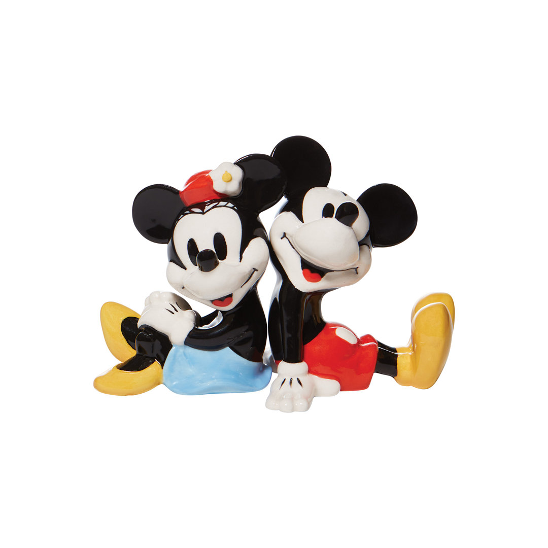 Disney Mickey&Minnie Salt and Pepper Shaker Set 3.5in H Department 56
