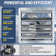 18" Wall Mounted Shutter Exhaust Fan Automatic Shutter with Thermostat and Variable Speed controller