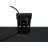 Mount-It! Floating Wall Mounted Shelf Bracket Stand, 17.6 Lbs. Capacity, Tinted Tempered Glass Black