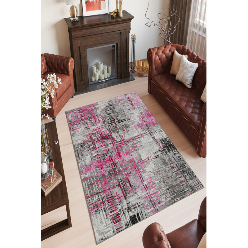 Premium Antibacterial Area Rug, Grey, 23.6 x 39.4 inches | 100% Polyester, 650 gr/m², 0.16 in Pile Height | Eco-Friendly, Non-Slip PVC Dot Underside, Machine Washable | Perfect for Home Decor & High-Traffic Areas