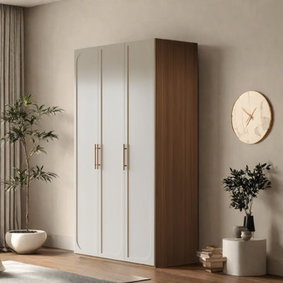 Garde-robe simple de couleur unie